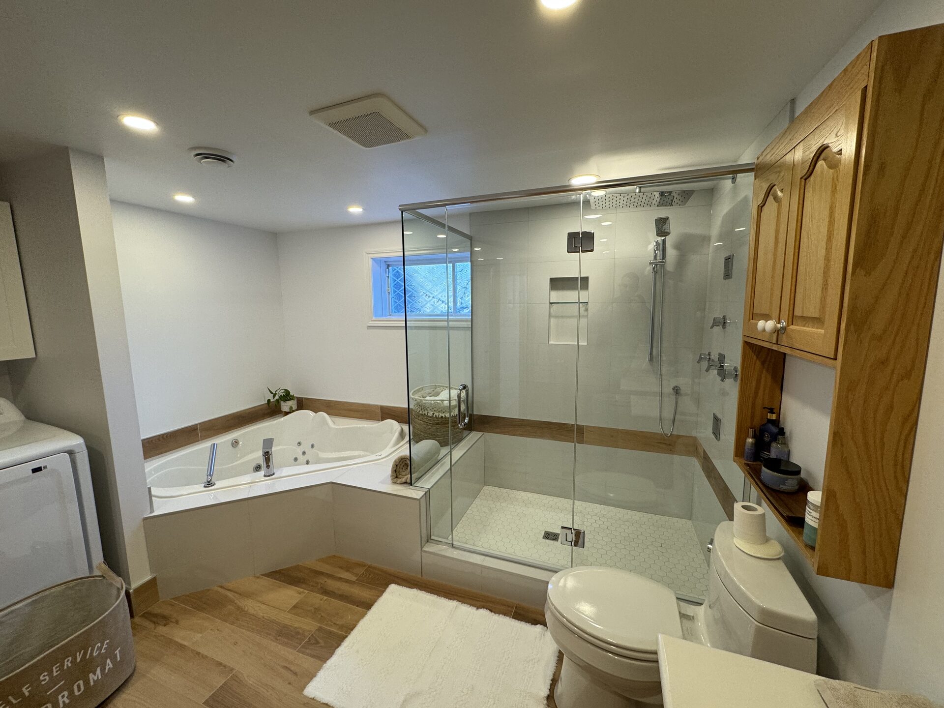 Warm modern wood interior